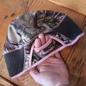 Mossy Oak Camo Beanie with Pink Highlights